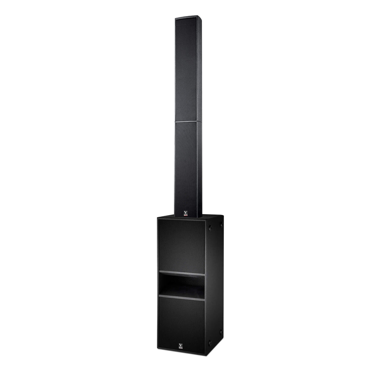 Coluna de som combinada VM-5 + VM-212: 5 polegadas lineares + coluna de som com dois subwoofers de 12 polegadas