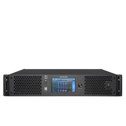 Amplificador de potência digital DSP1200 de 4 canais com DSP
