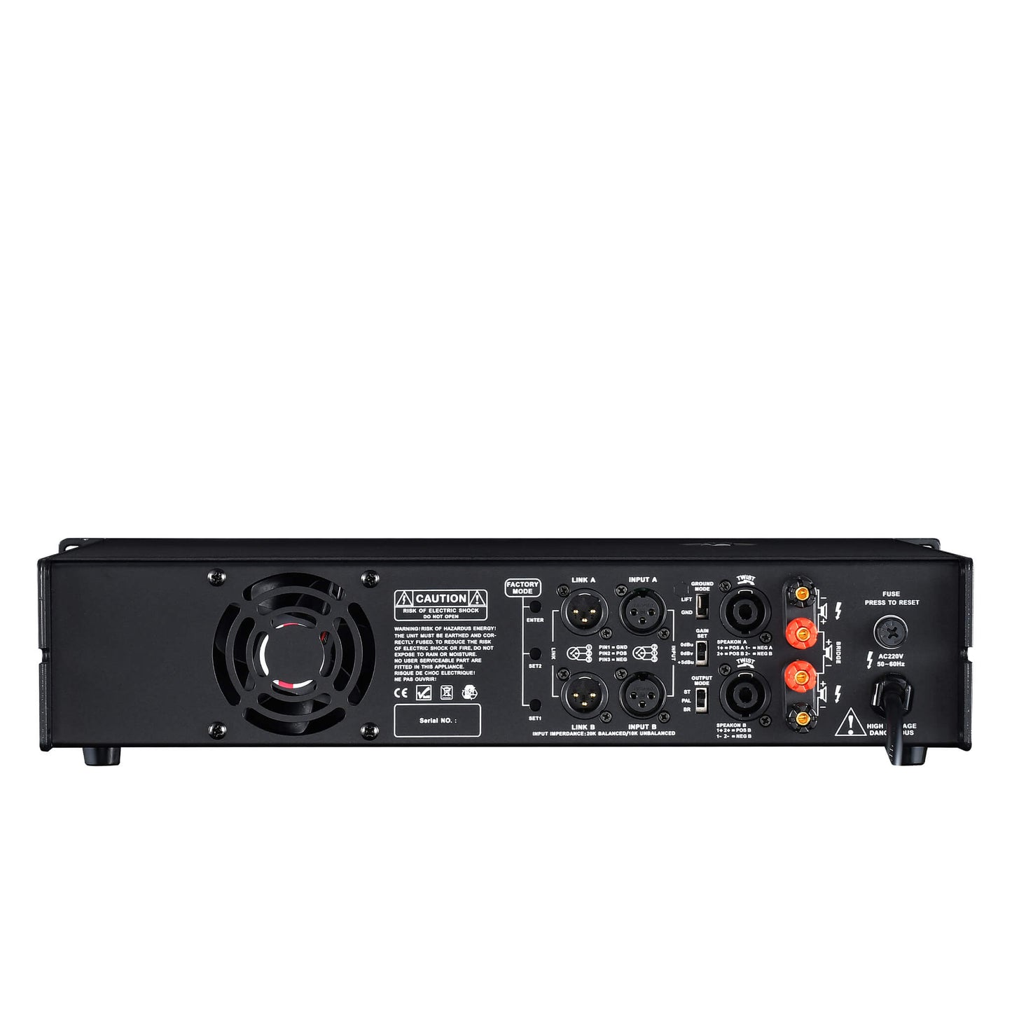 MA1000 8Ω 2X1000W 4Ω 2X1650W Two-channel digital amplifier