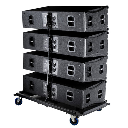 Colunas de matriz linear de três vias V8 duplas de 8 polegadas